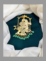 Mozonite Radha Krishna Pendant - KP0099