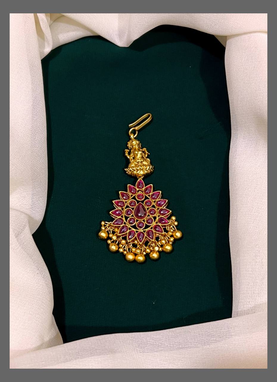 Small Lakshmi Maang tikka - HA0089