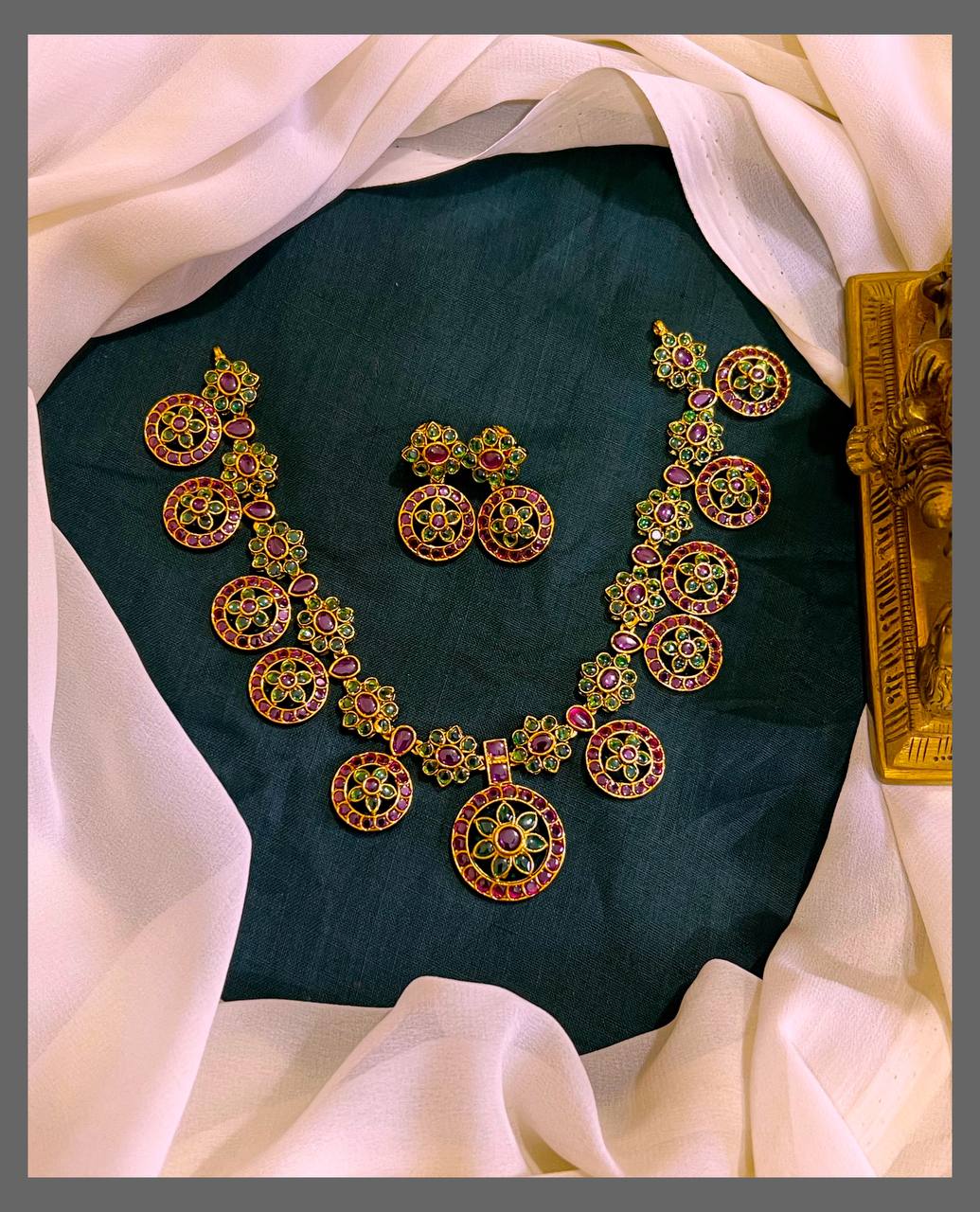 Bottu Nakshi Necklace - NN00525
