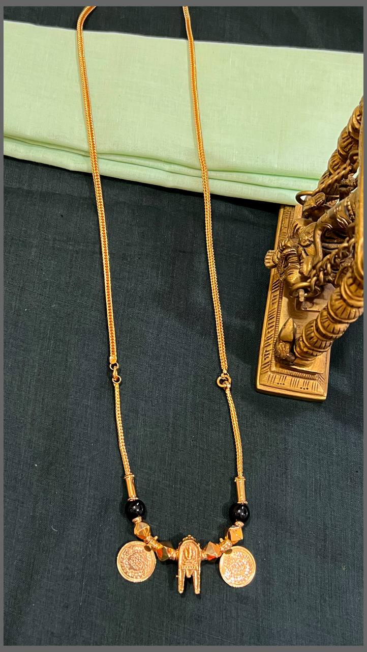 Traditional Hindu Thali Haram in Nakshi - NH00397