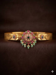 Jadau Flower Pattern Waist Belt - WB0028