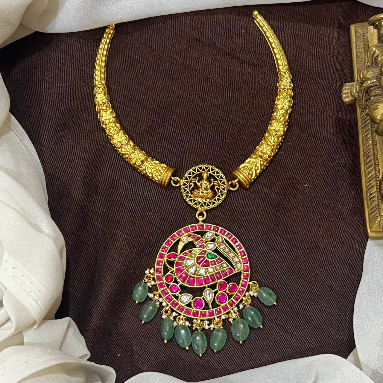Jadau Pendant Kante Sets- KN00655
