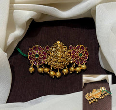 Lakshmi Nakshi Kempu Hair Clip - HA007