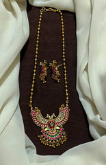 Gandaberunda pendant set With Earrings - NH00492
