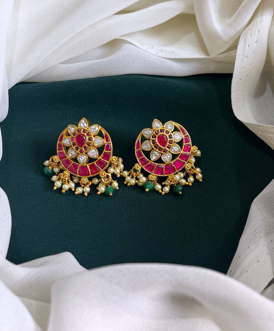 Ruby Kundan Earring - KE0038