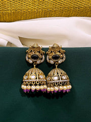 Victorian Ganesha Jhumkis - VE039