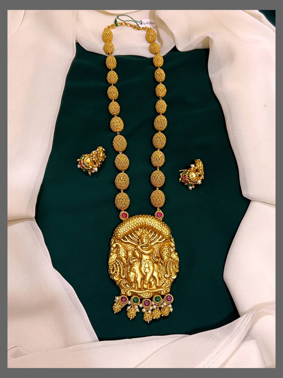 Krishna Pendent in Kundan Haram - KH00281