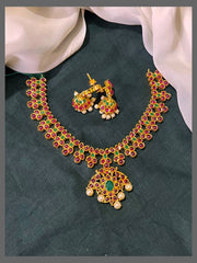 Beautiful Antique Necklace in Nakshi - NN00581
