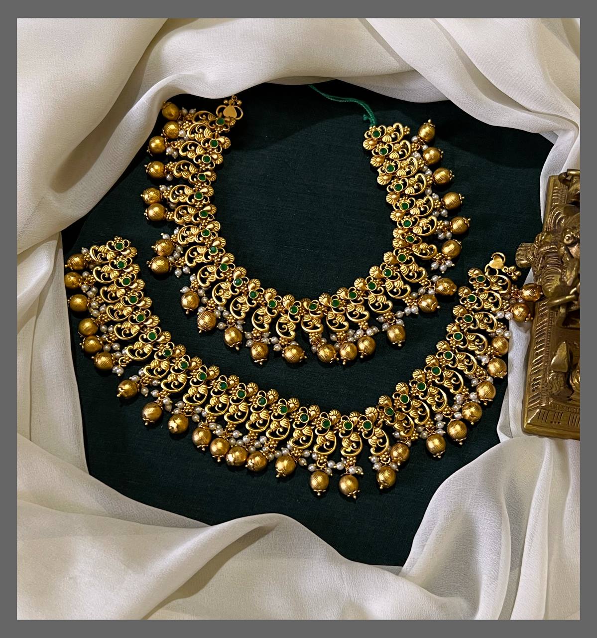 Beautiful Big Payal in Kundan - Py005