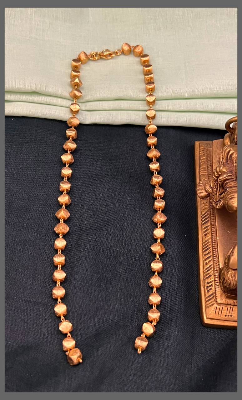 Beautiful Rich Gold Beads Haram - PB00559