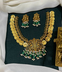 Nakshi Silver Replica Set With Earrings - NN00848