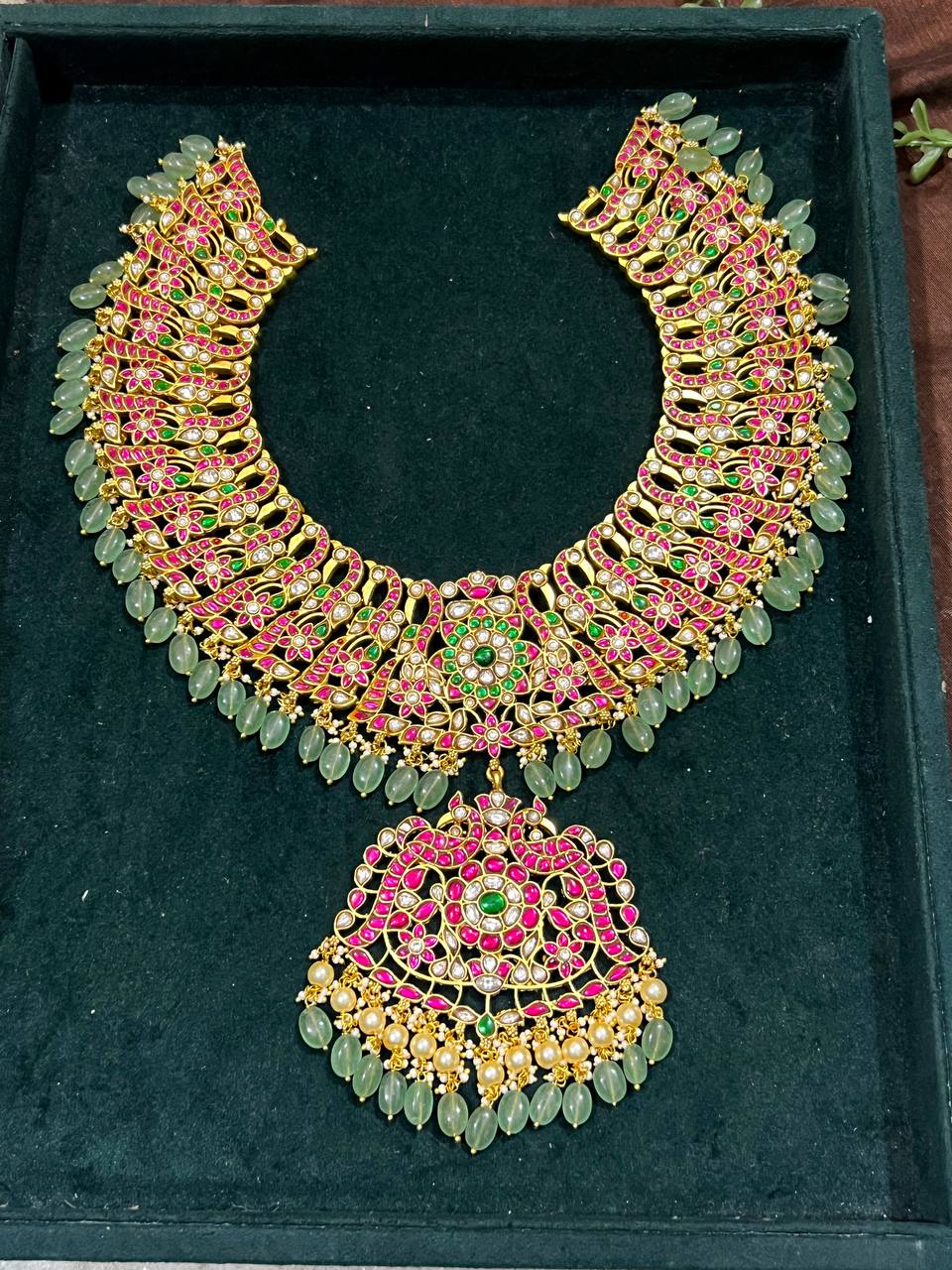 Jadau Grand Bridal Necklace - KN002