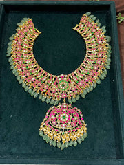 Jadau Grand Bridal Necklace - KN002