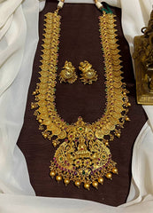 Nakshi Lakshmi Kaasu Long Haram With Jhumkis - NH00144