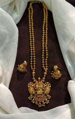 Pendant with Long Mala and jhumki - NH00482