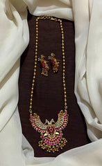 Gandaberunda pendant set With Earrings - NH00492