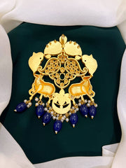 Cow Pendent in Jadau Kundan - KP0023