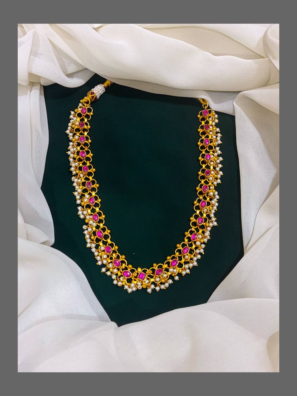 Jadau Guttipusalu Necklace - KN00233
