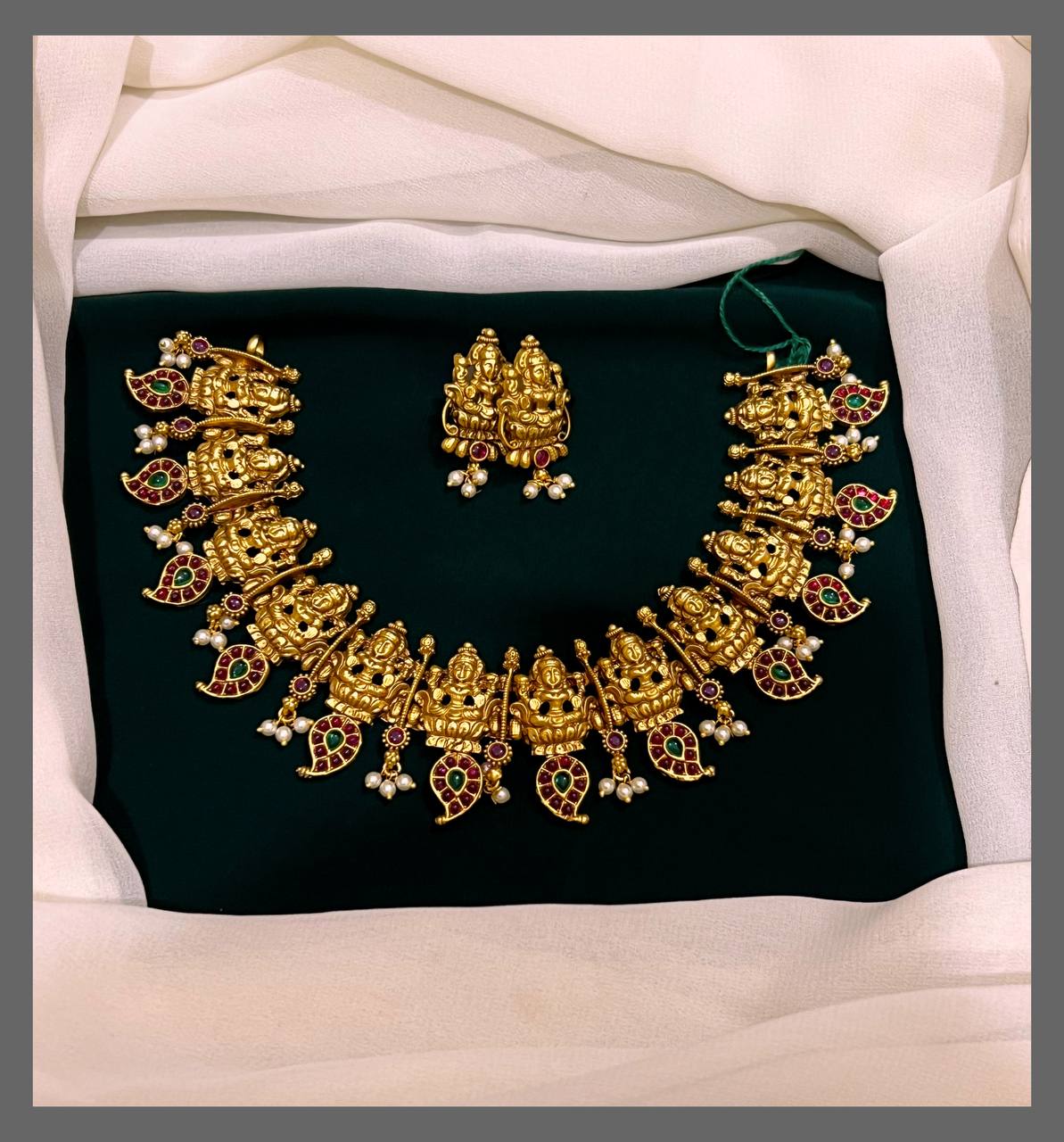 Mango Lakshmi Necklace In Nakshi - NN00302