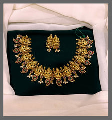 Mango Lakshmi Necklace In Nakshi - NN00302