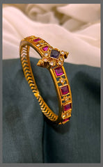 Kempu Openable Nakshi Kada  - BG00188