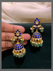 Jadau Kundan Jhumkis - KE0046