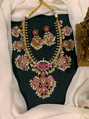 Gandaberunda Jadau Rice Peral Set - KN0076