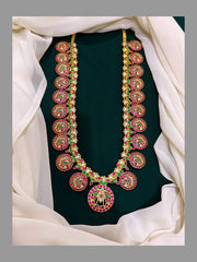 Jadau Long Bottumala Gold Replica - KH00136