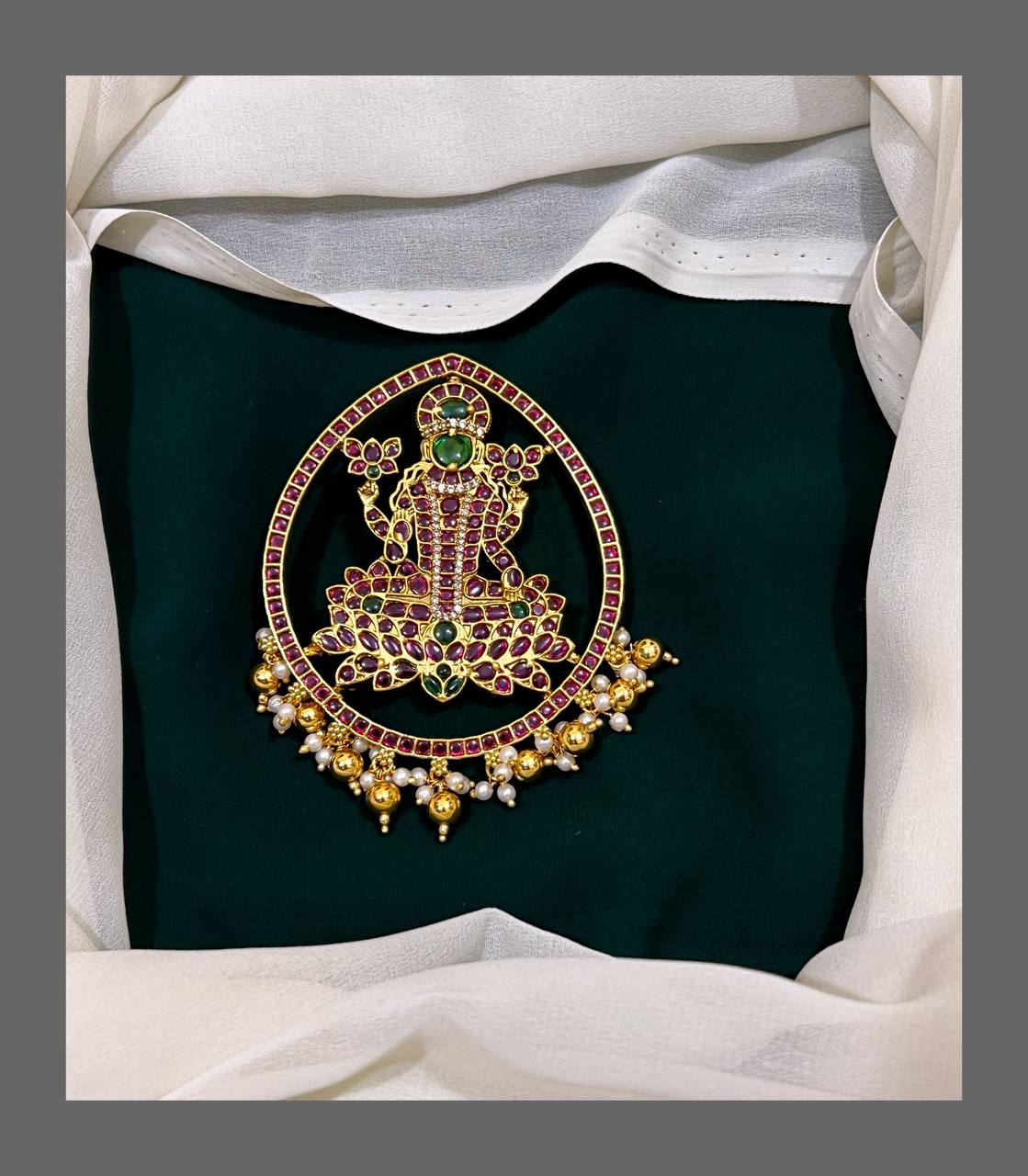 Lakshmi Pendent in Nakshi - NP006