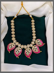Jadau Mango Necklace And Mangoes - KN00273