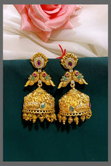 Nakshi Jhumki In Antique Finish - NE00326