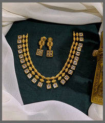 Beautiful Stone Necklace In Nakshi - NN00703