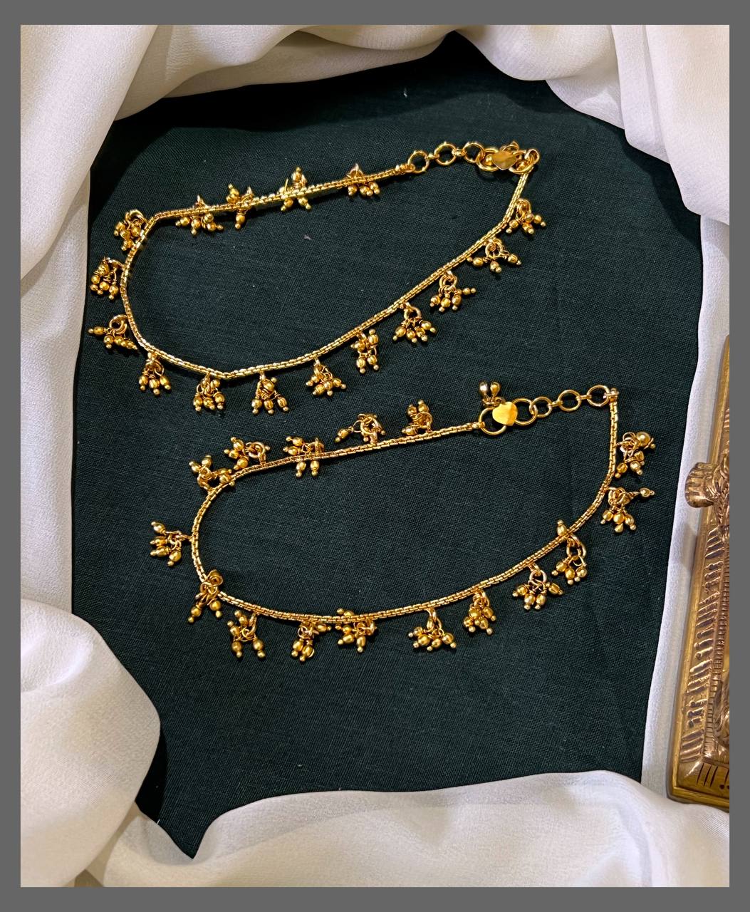 Antique Gold Payal - PY004