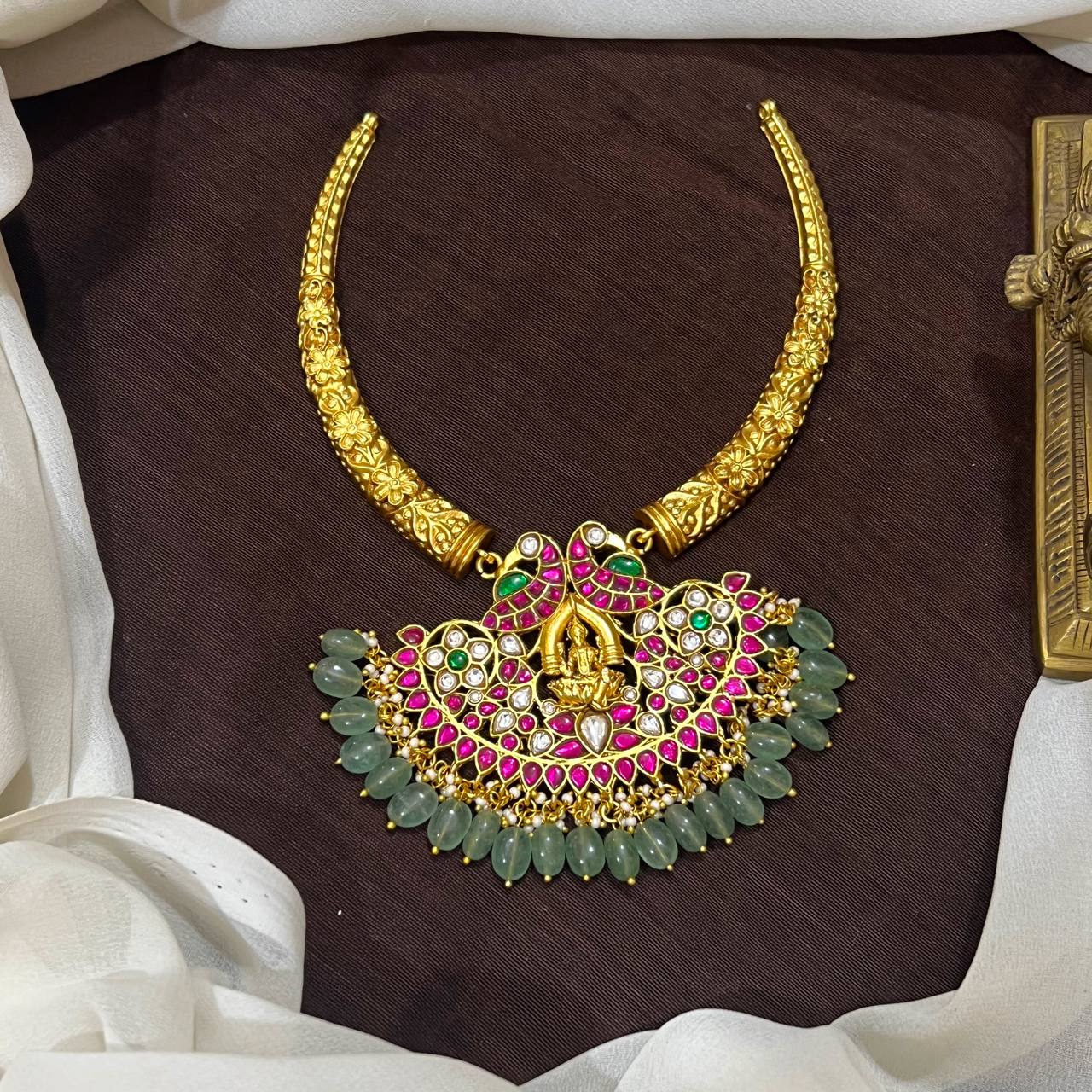 Jadau Pendant Kante Sets- KN00655