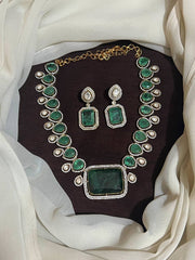 Mozonite Sets with Earrings in Gold Polish - DN00100