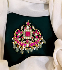 Ruby Flower Pendent - KP0070