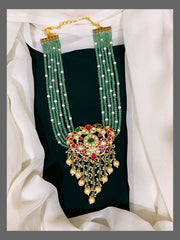 Emerald Jadau Necklace - KN00342