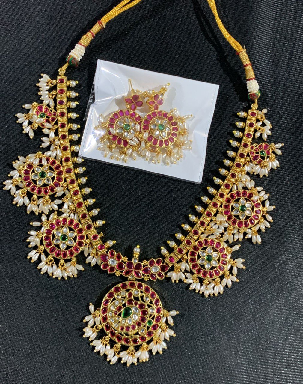 Jadau Guttipusalu Necklace - KN00360