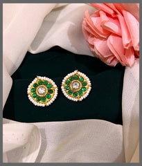 Flower Pattern Jadau Bugadi - BU0088