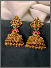 Lakshmi Jhumki Earring In Kundan - KE00553