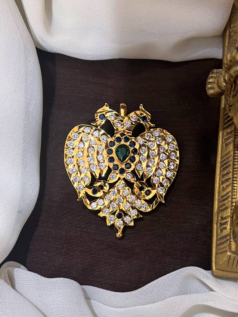 Gandaberunda Pendent in Nakshi - NP0046