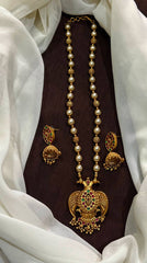 Pendant with Long Mala and jhumki - NH00482