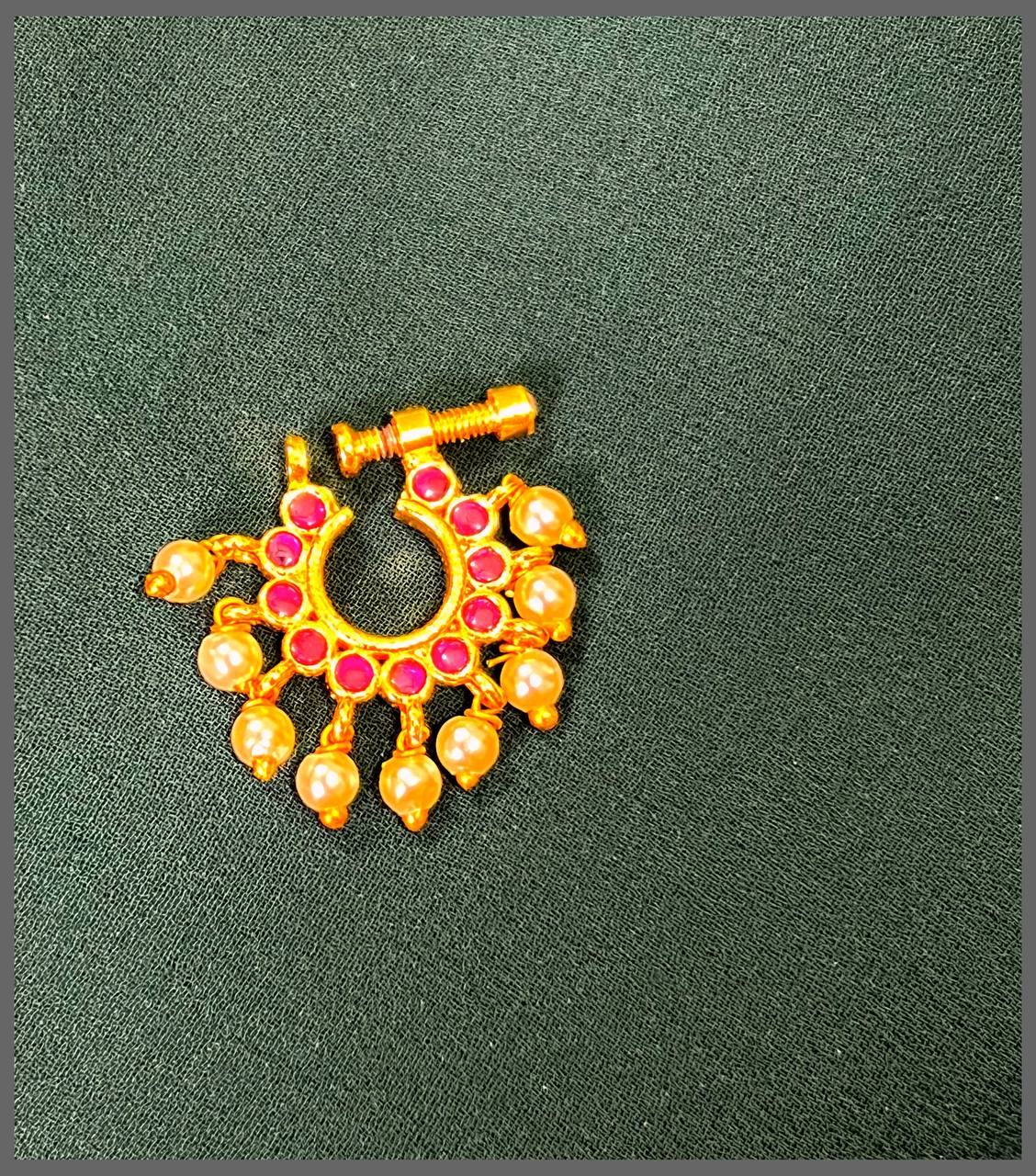 Ruby Nose ring - NR0058