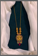 Lakshmi Pendent Necklace in Nakshi - NN00550
