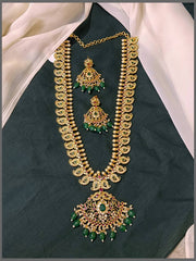 Mango with Emerald Haram in Nakshi - NH00302