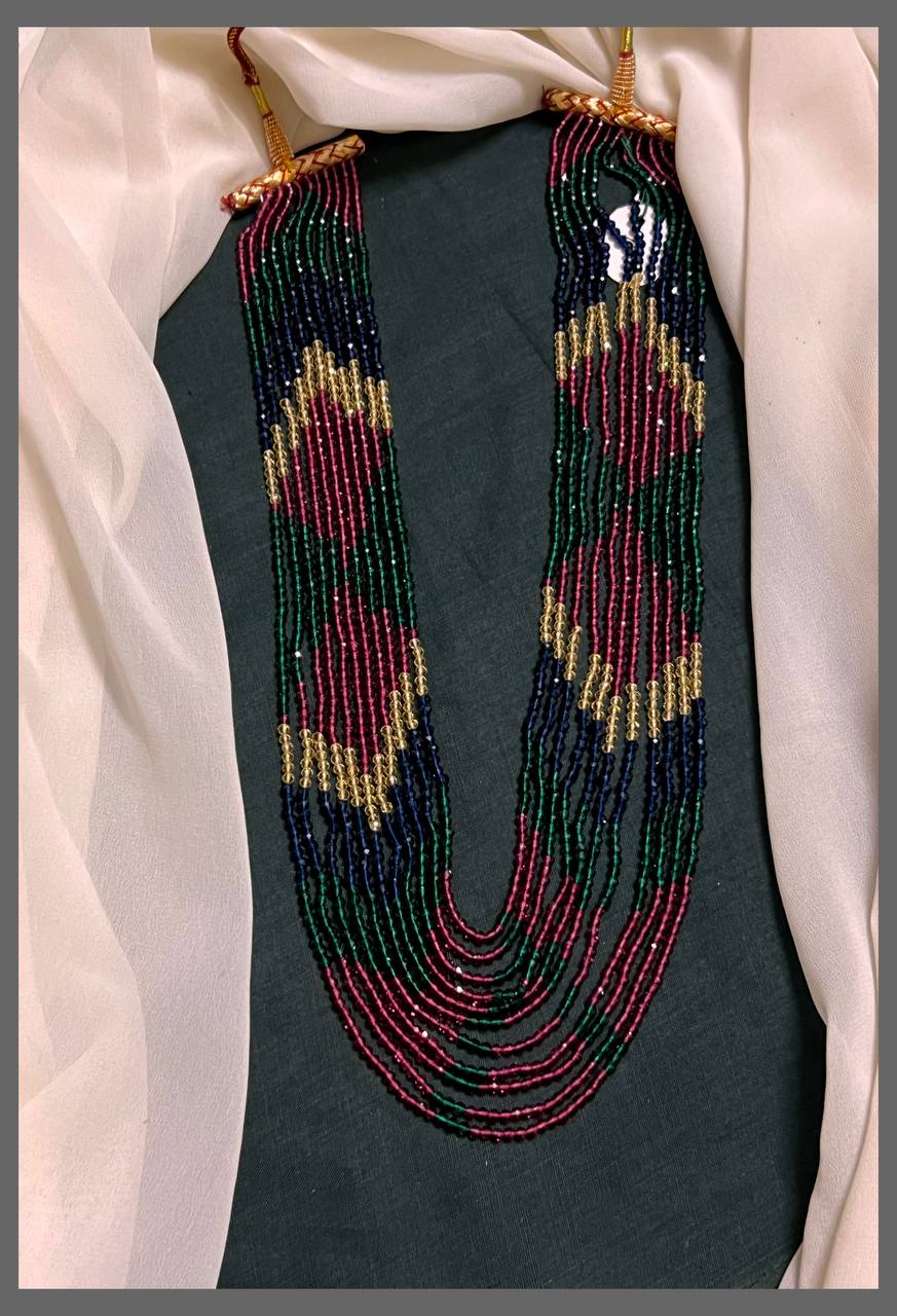 Hug Beautiful 10 layer Crystal Beads Haram - PB00391