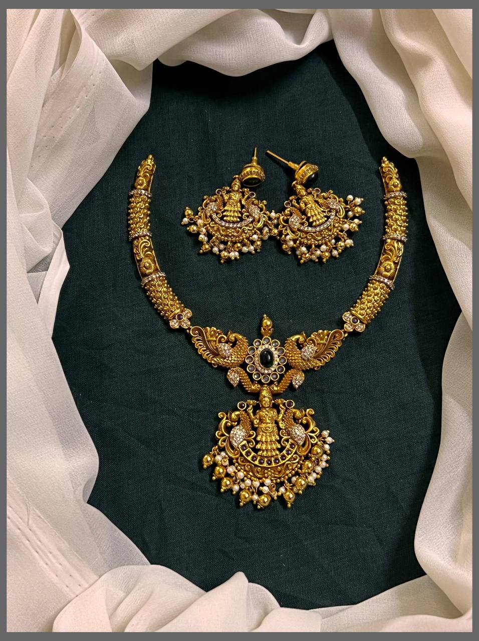 Beautiful Kante Necklace In Nakshi - NN00620