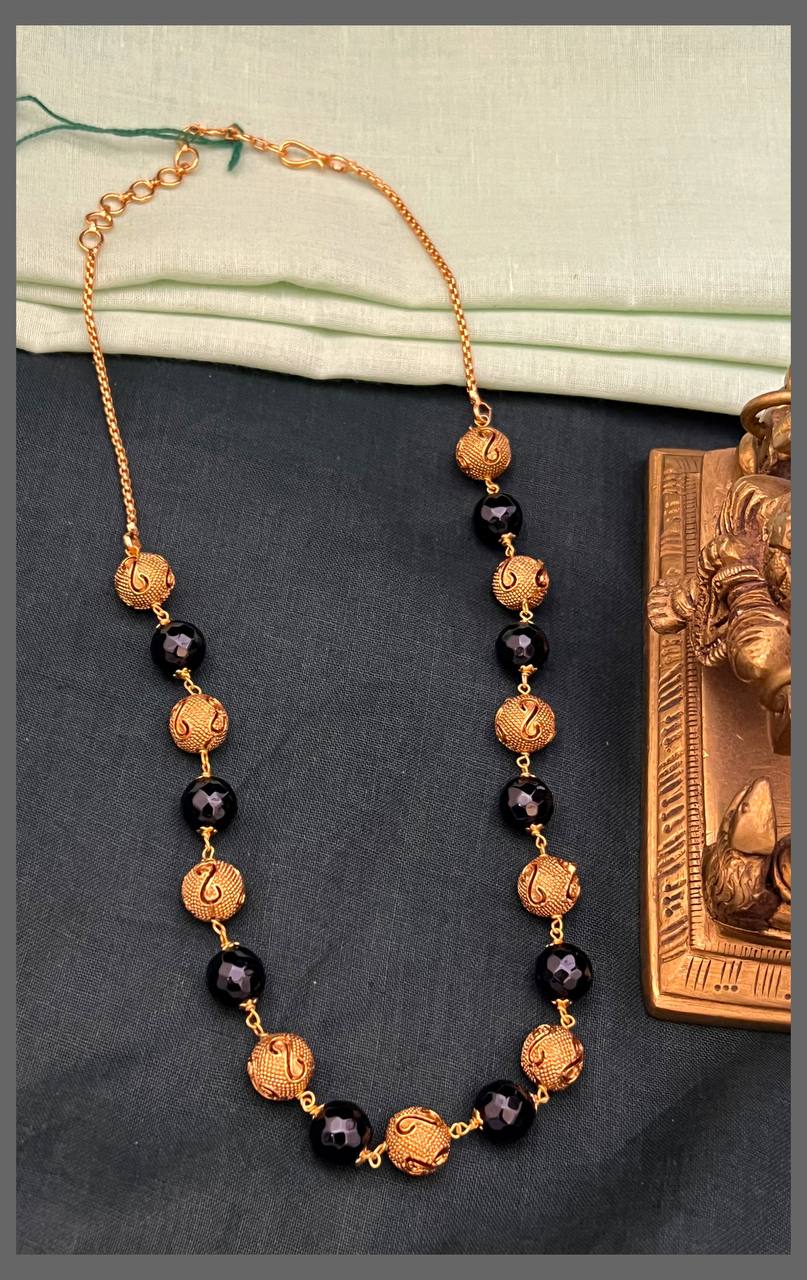 Beautiful Golden Beads Haram - PB00556