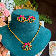 Cute Nanu Chain With Lotus Pedant - NN00901