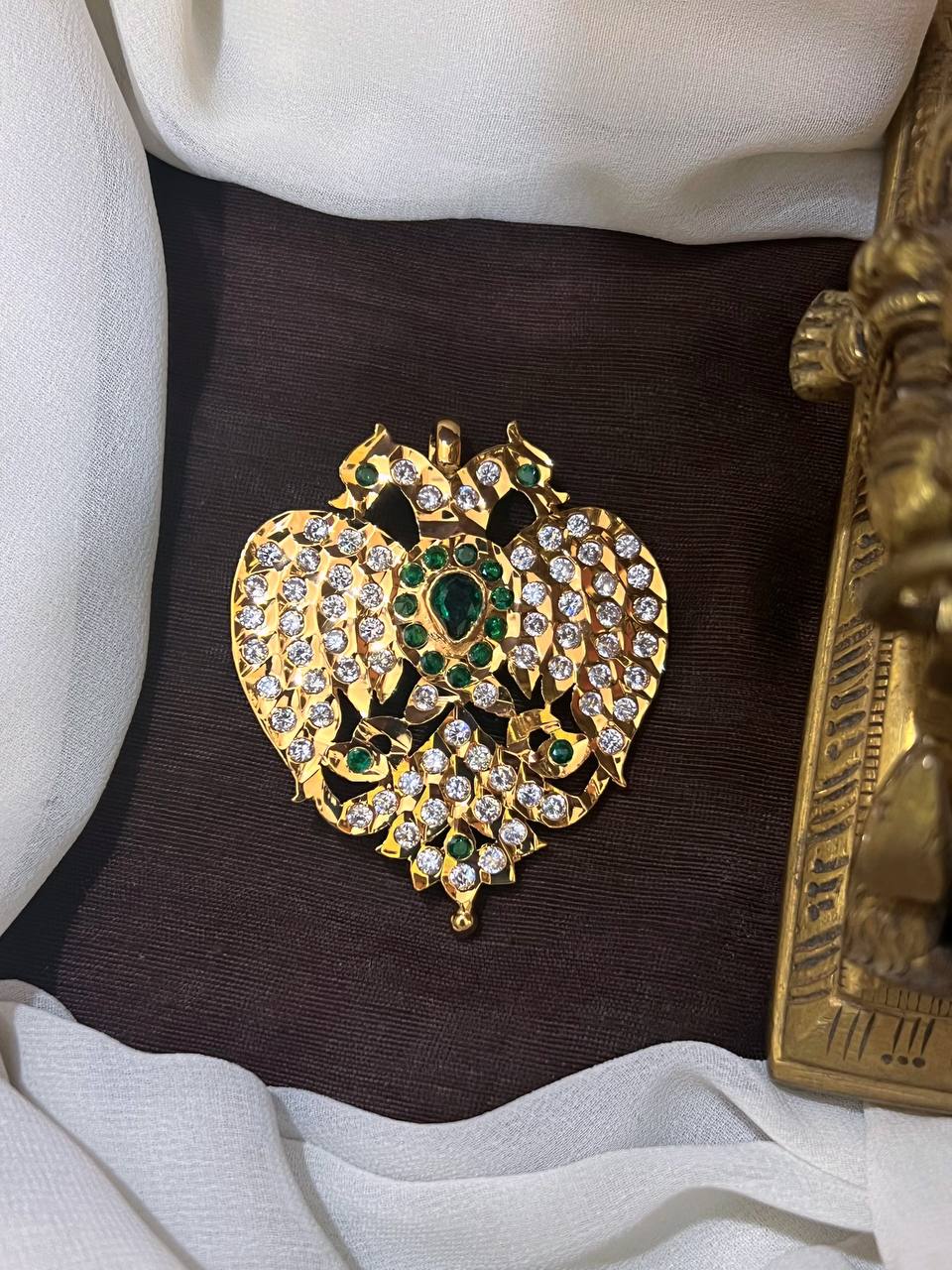 Gandaberunda Pendent in Nakshi - NP0046